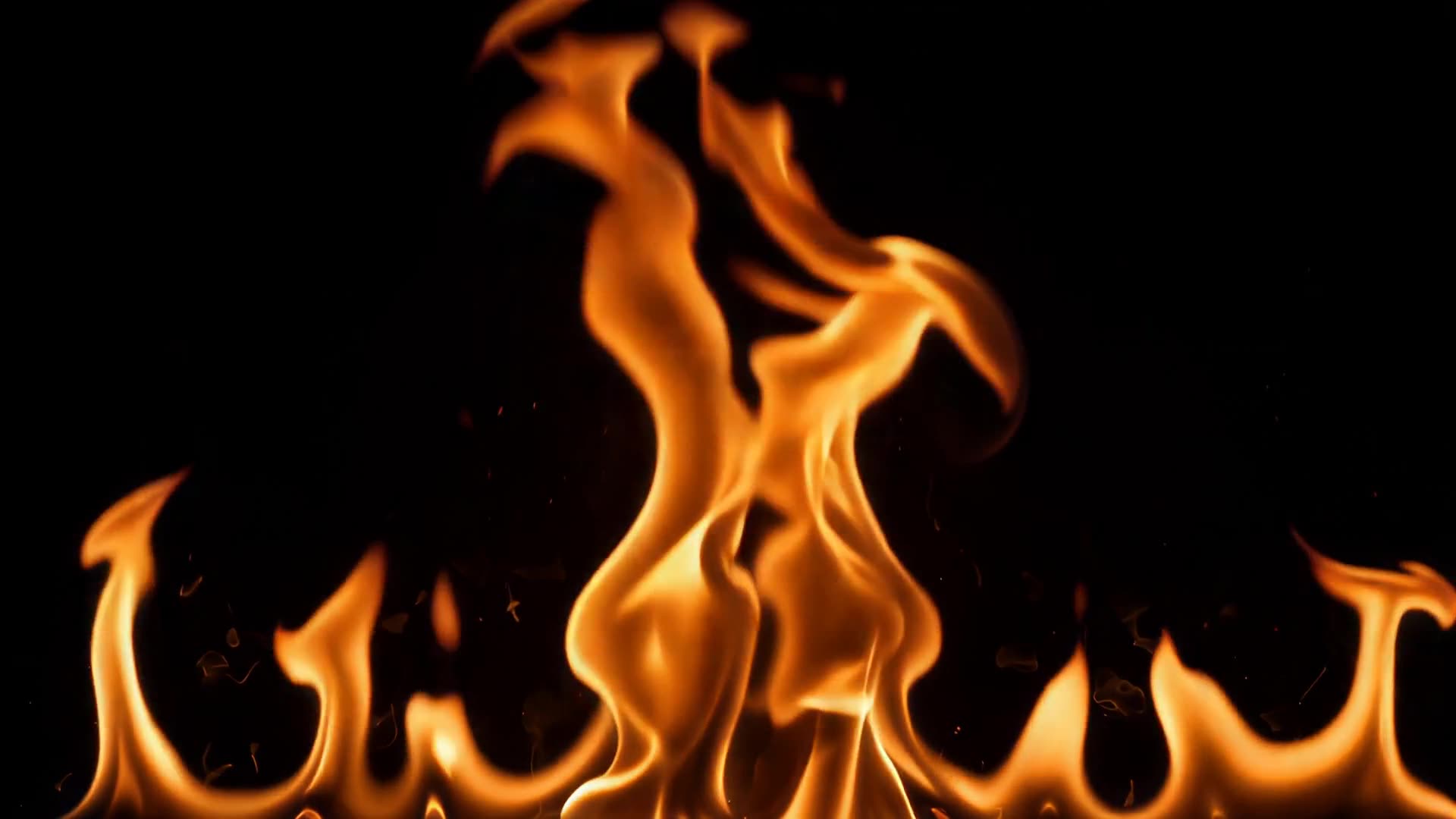 Flames along the bottom edge